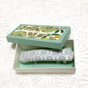 こぎん刺し　細身バレッタ