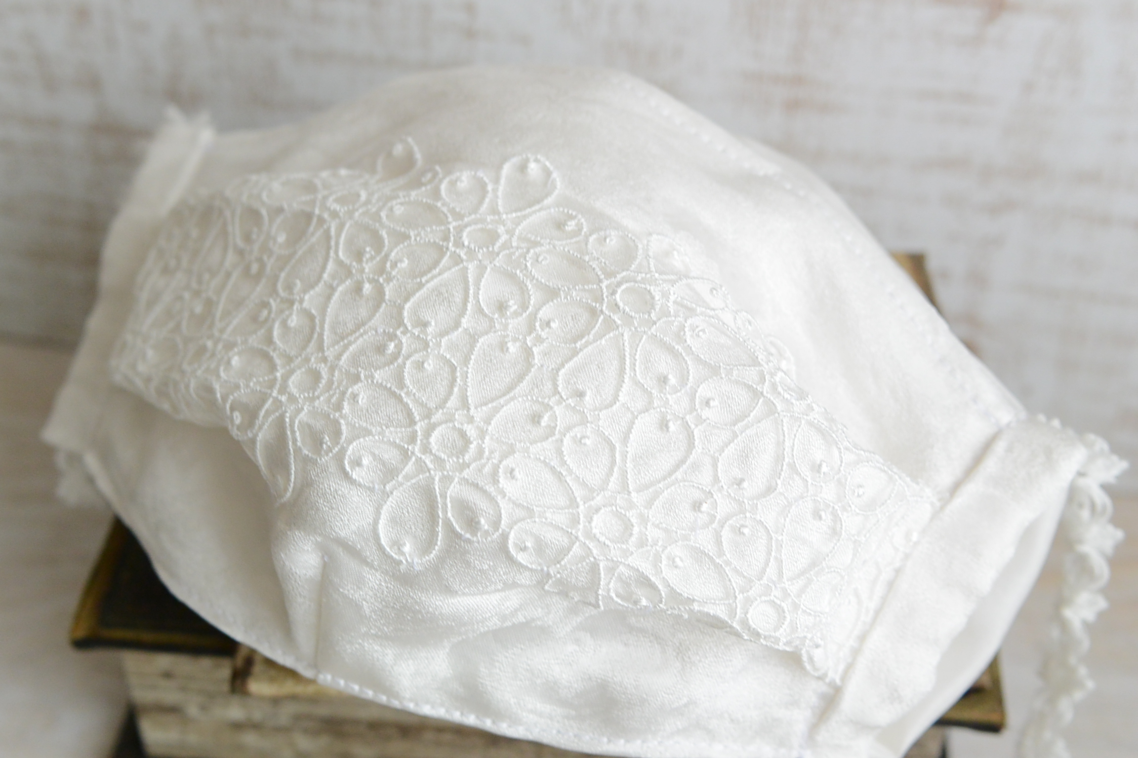 ハレの日のシルクのマスク