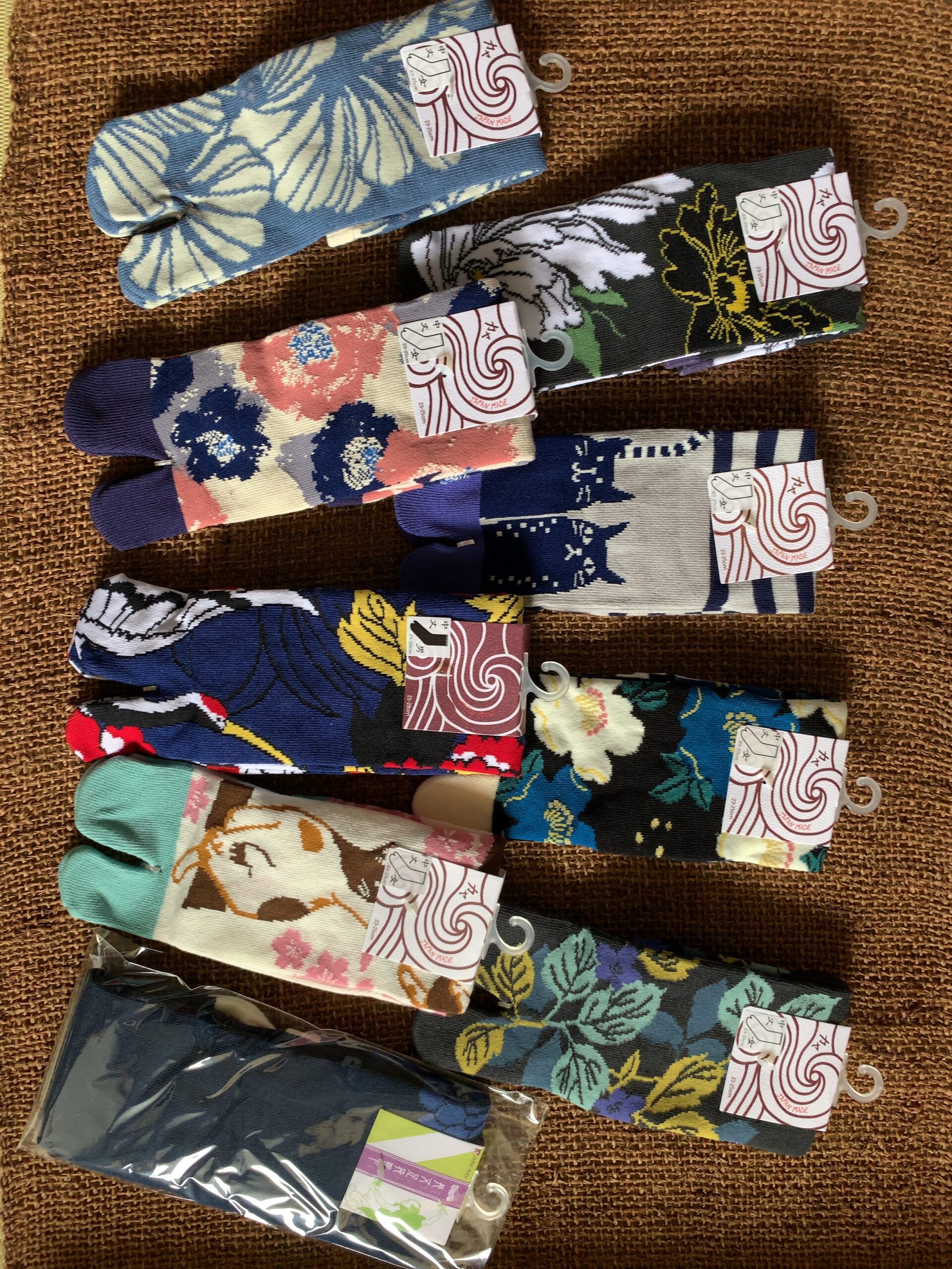 足袋ソックスのお買い物