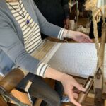 和文化に触れる　機織り体験