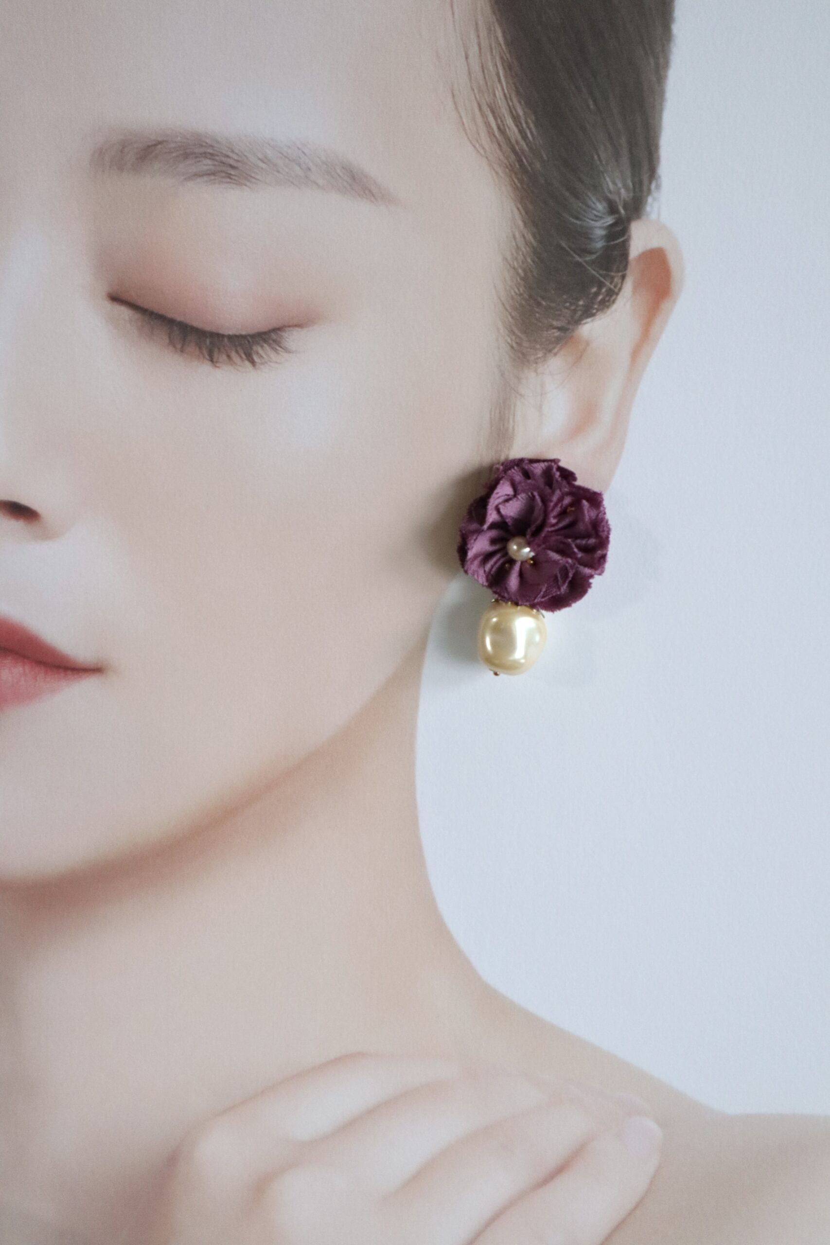 KIMONO YARN を上品なアクセサリーに