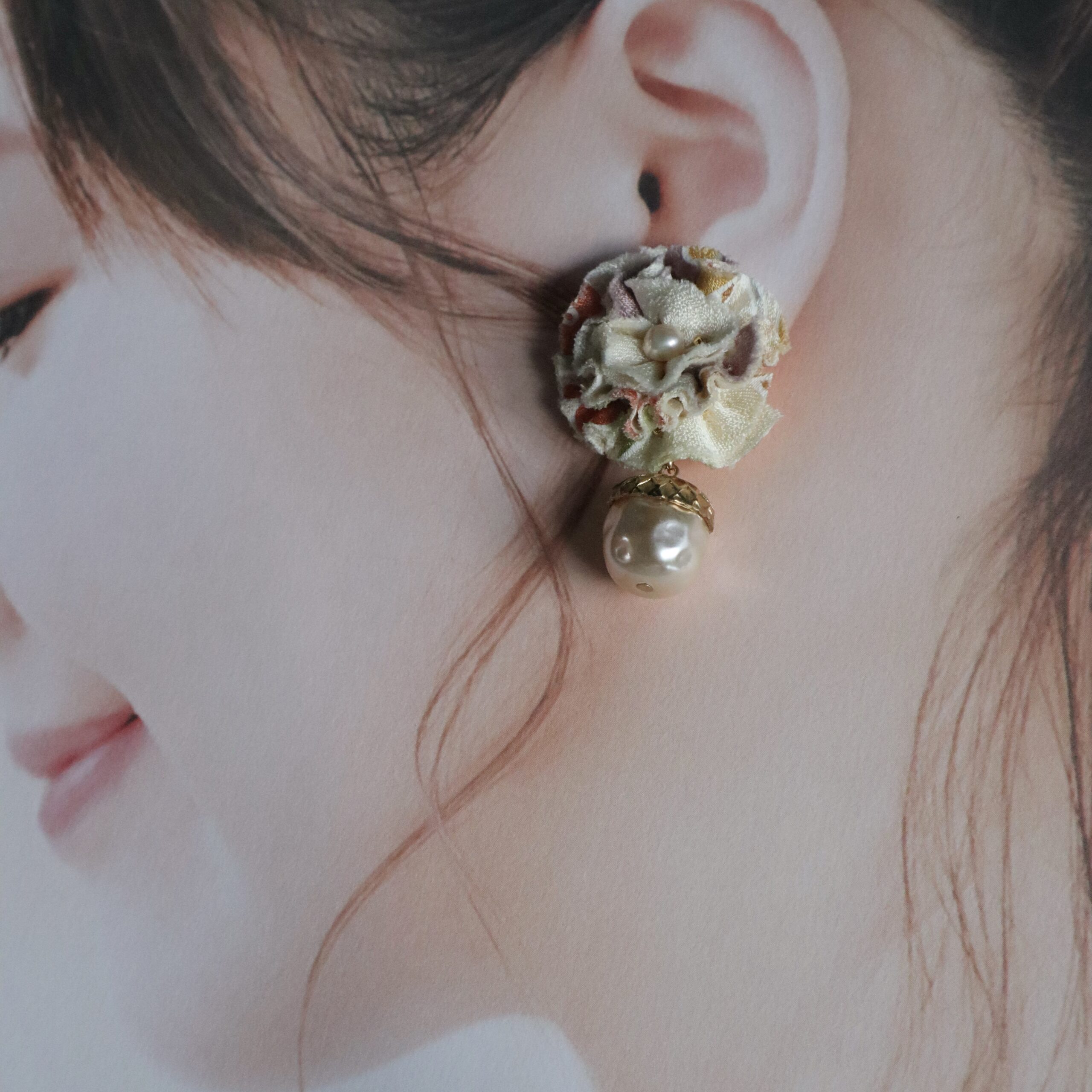 アップサイクルのピアス